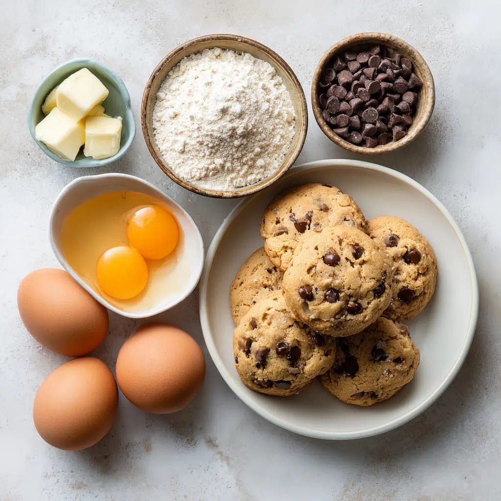 Ingredients for Chocolate Chip Cookies