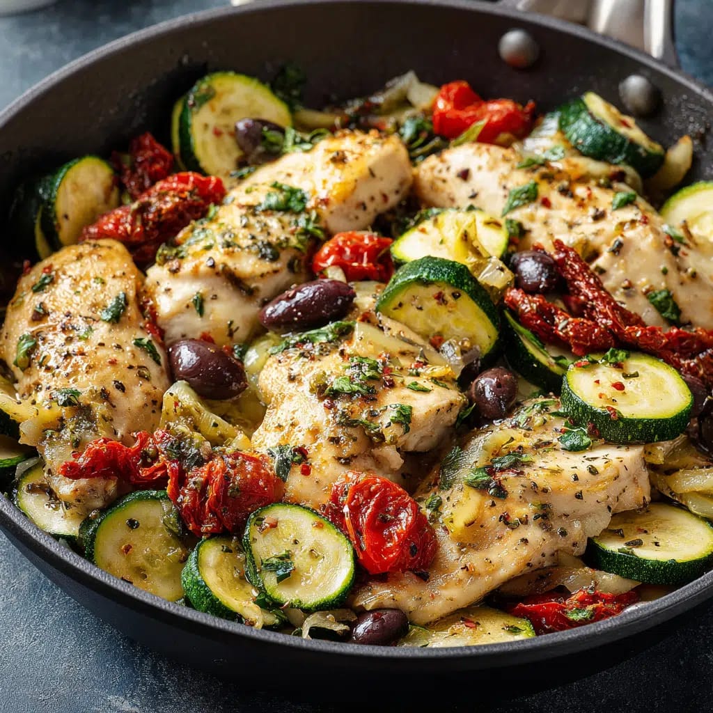 Mediterranean Zucchini Chicken