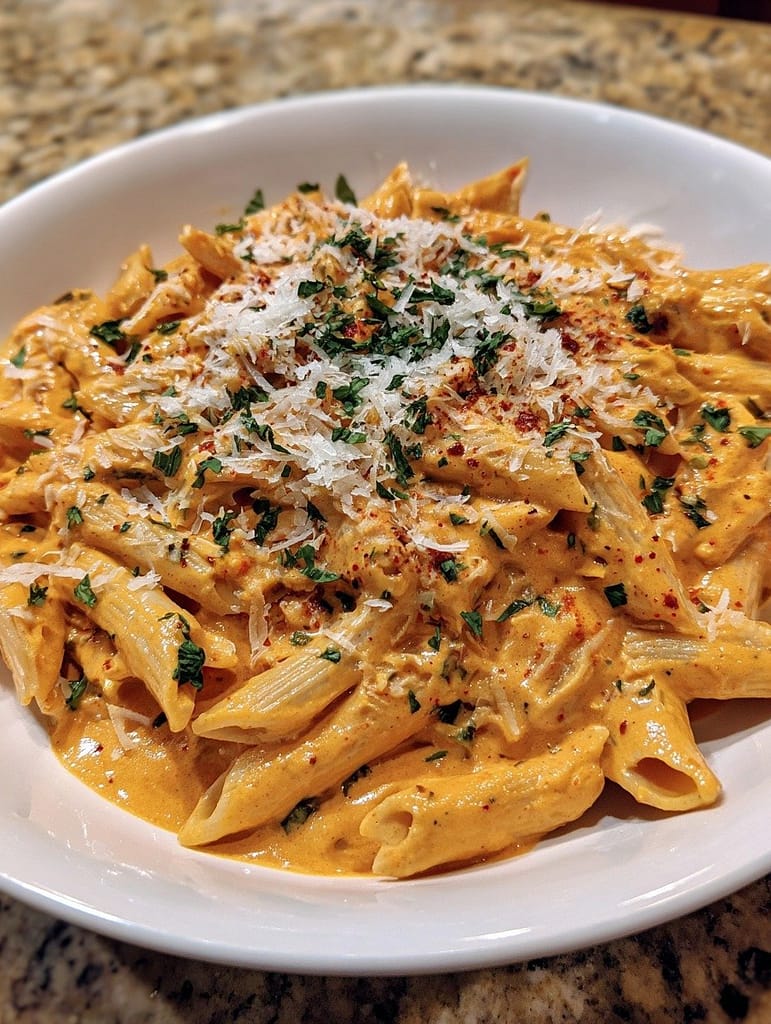 Roasted Red Pepper Parmesan Cream Sauce (Weeknight-Easy, Restaurant-Quality)