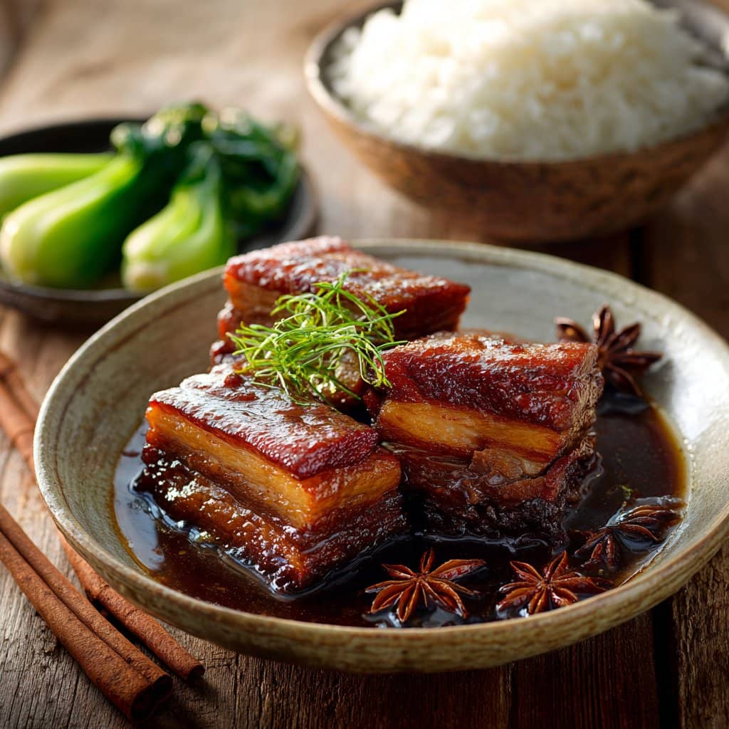 Slow Cooker Braised Pork Belly