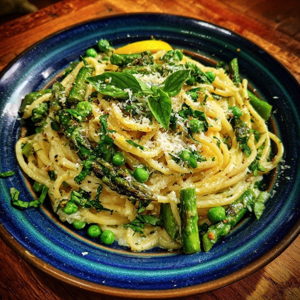 Bright, zesty, and bursting with seasonal freshness, this dish combines tender pasta, crisp spring vegetables, and a hint of lemon for an easy yet impressive dinner.