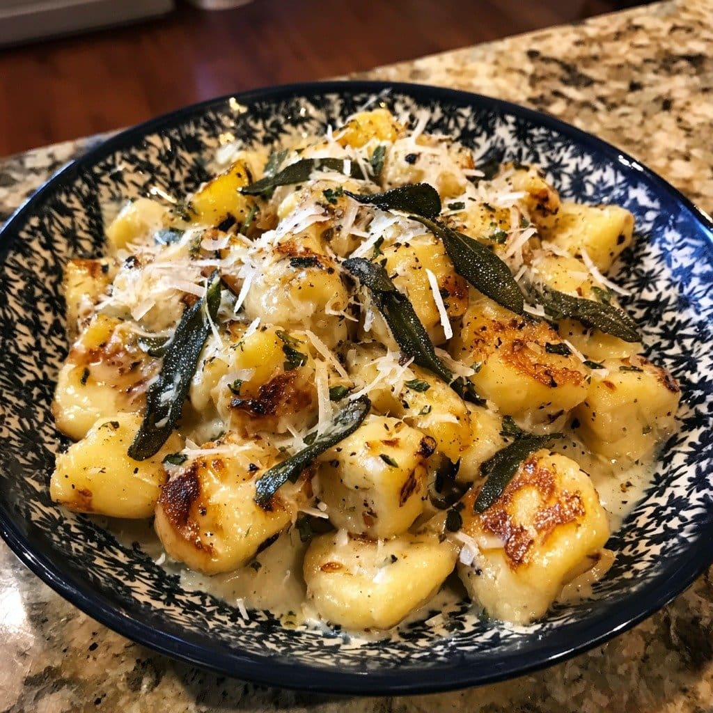 Silky Brown Butter Sage Parmesan Sauce 